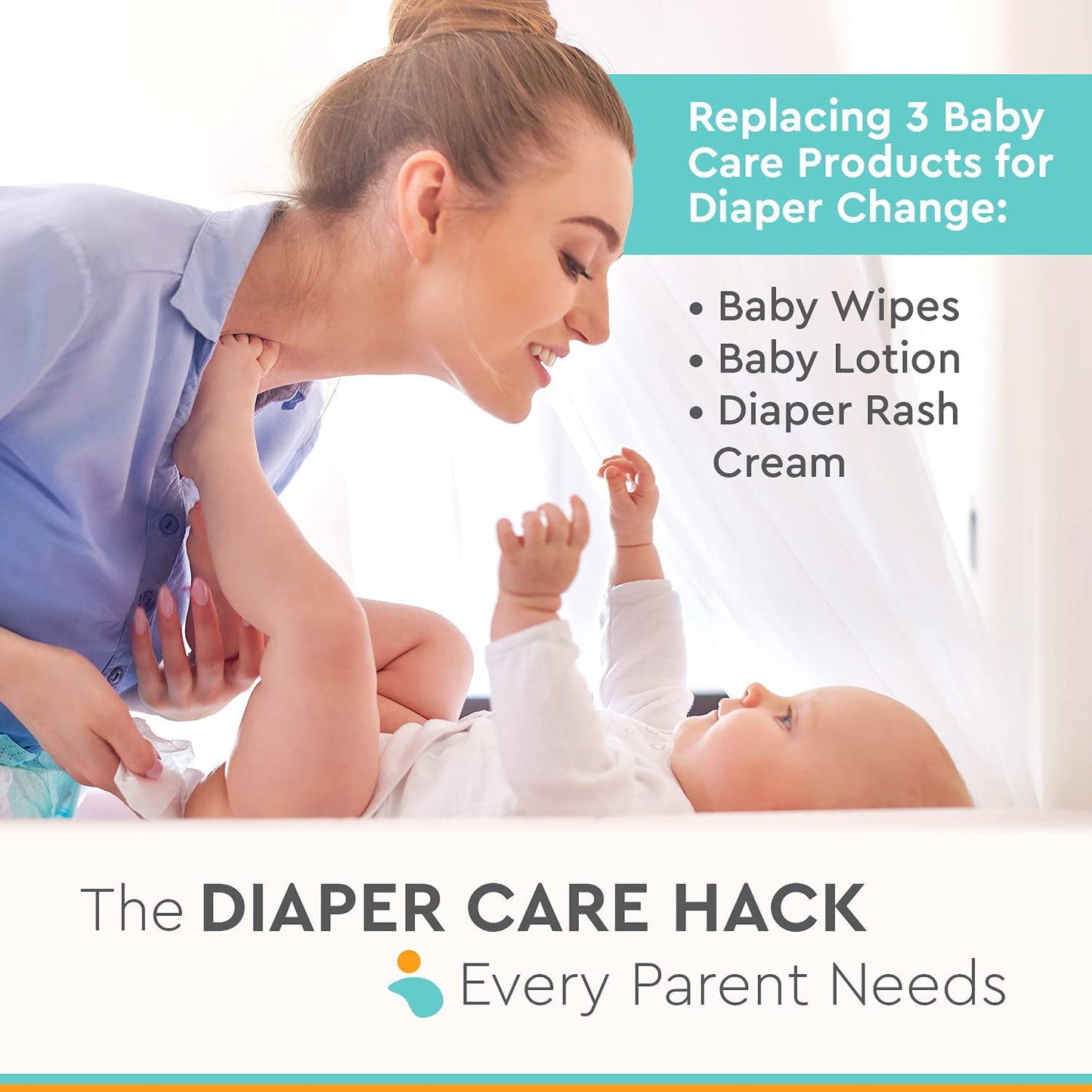 3-in-1 Diaper Care Cleansing Barrier Cream (8 oz)