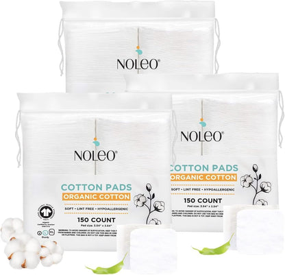 Organic Cotton Cleansing Pads - Large