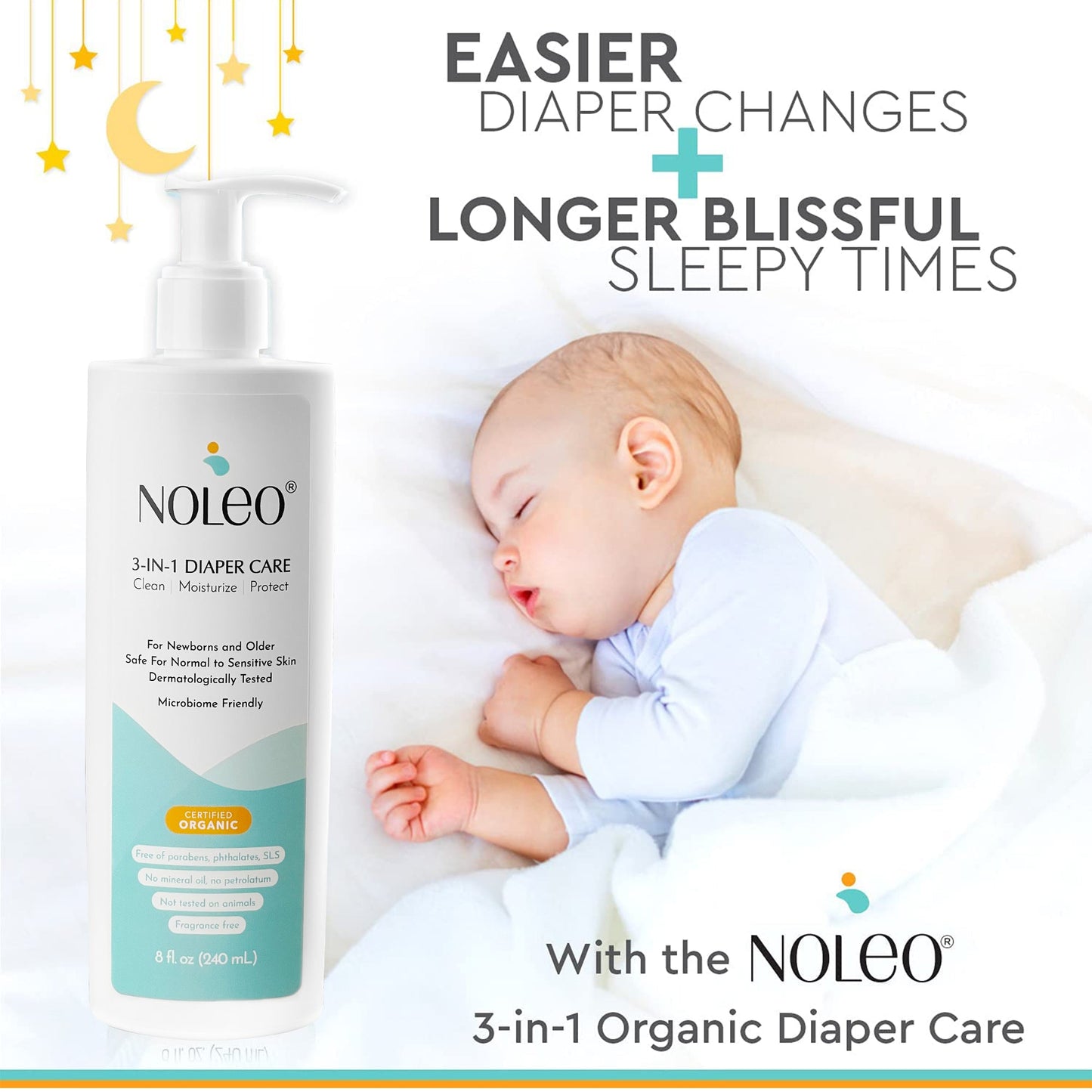 3-in-1 Diaper Care Cleansing Barrier Cream (8 oz)