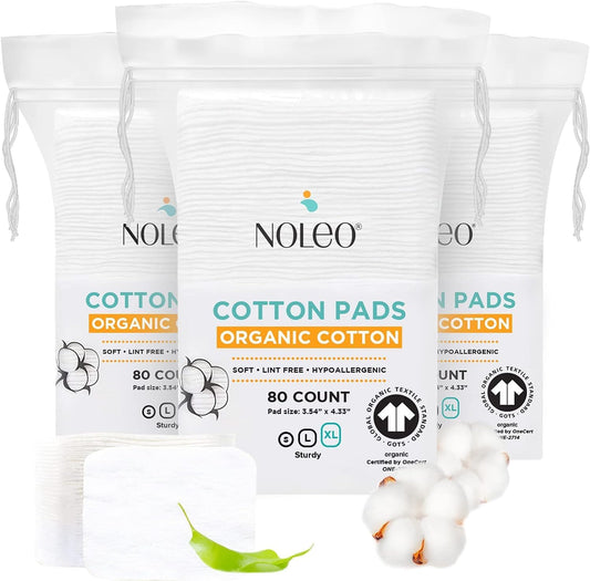 Organic Cotton Cleansing Pads - XL