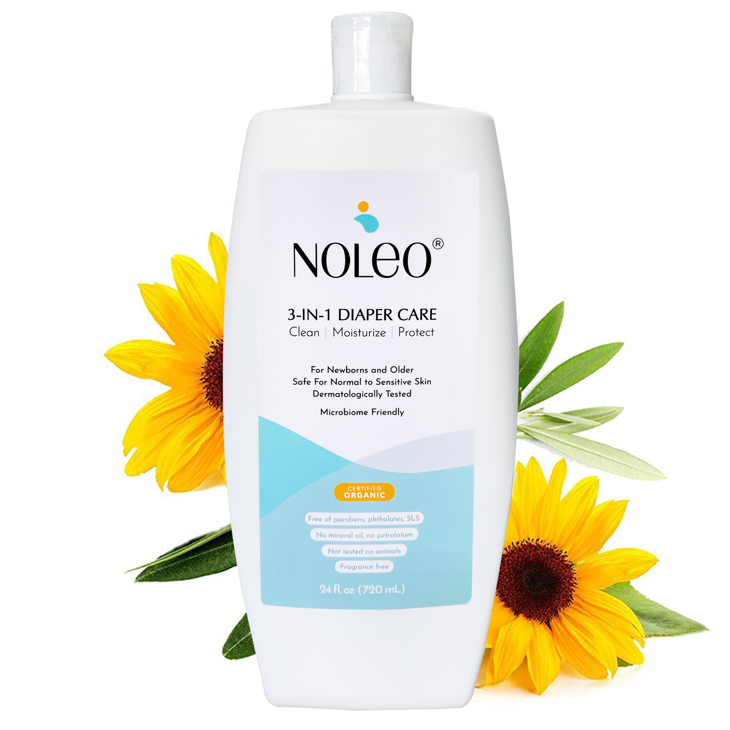 3-in-1 Diaper Care Cleansing Barrier Cream - Value Size (24 oz)