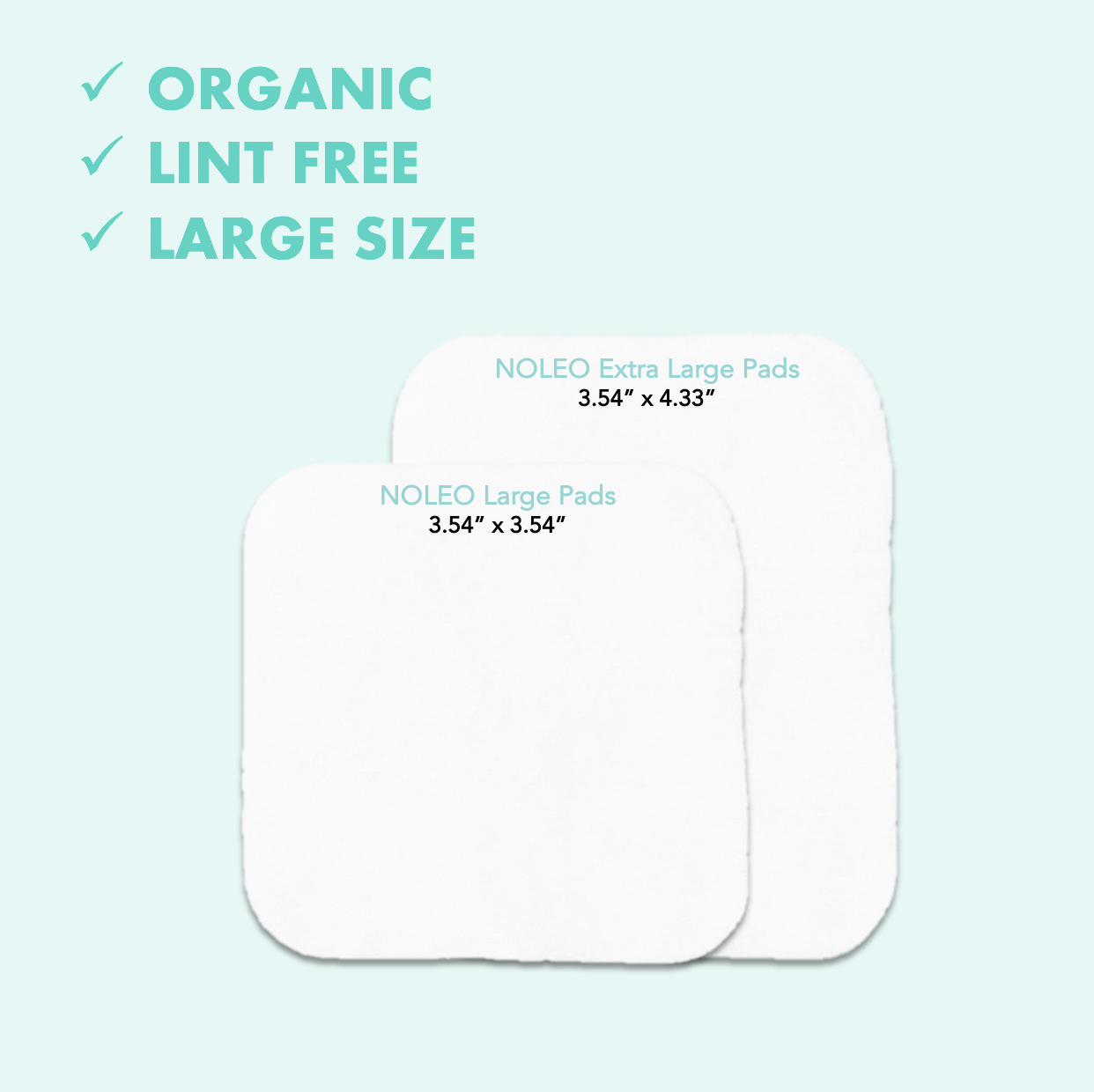 Organic Cotton Cleansing Pads - XL
